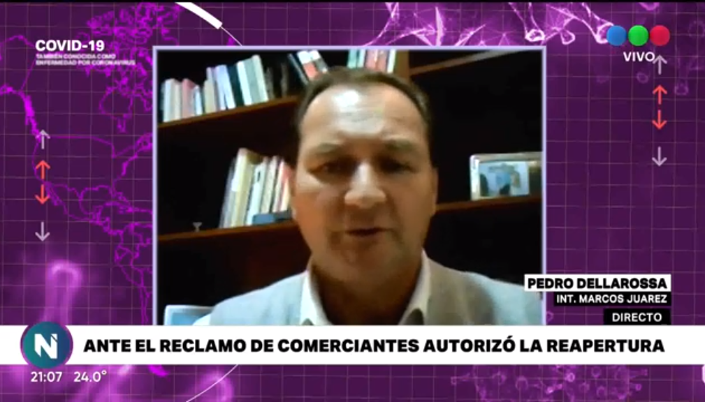 Marcos Juárez en rebeldía: imputan al intendente Pedro Dellarrosa por permitir apertura de comercios | Córdoba