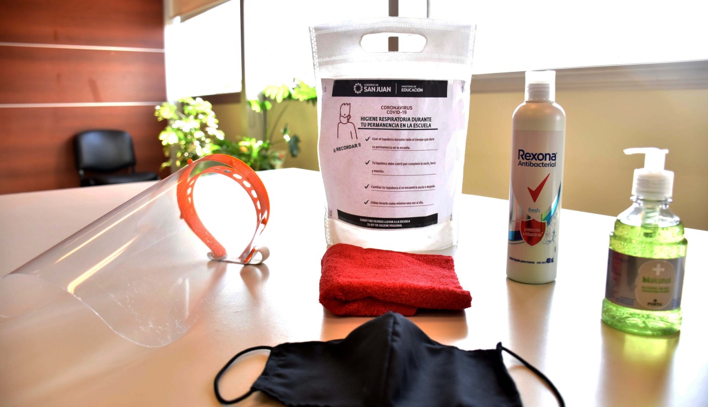 San Juan entregará kits de higiene a alumnos y docentes para el regreso a las aulas el lunes | Actualidad
