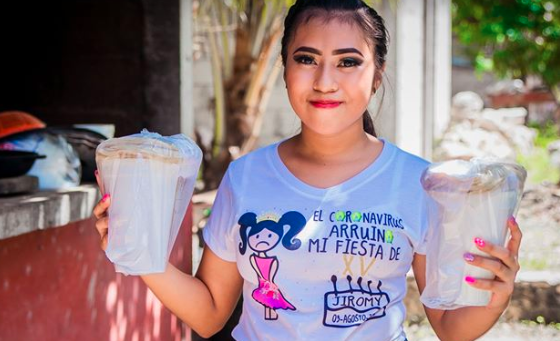 La chica que le regaló la comida de su fiesta de 15 a las personas afectadas por el coronavirus | Internacionales
