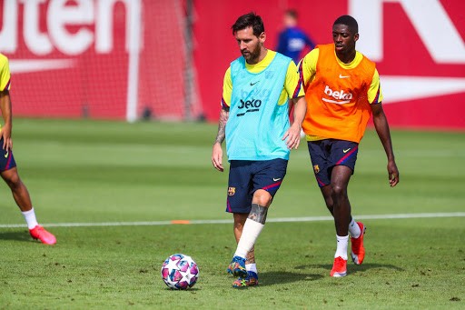 Messi entrena con normalidad mirando al Bayern de Múnich | Deportes