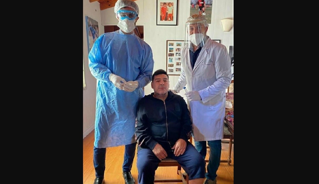 Maradona espera el resultado de su hisopado | Deportes