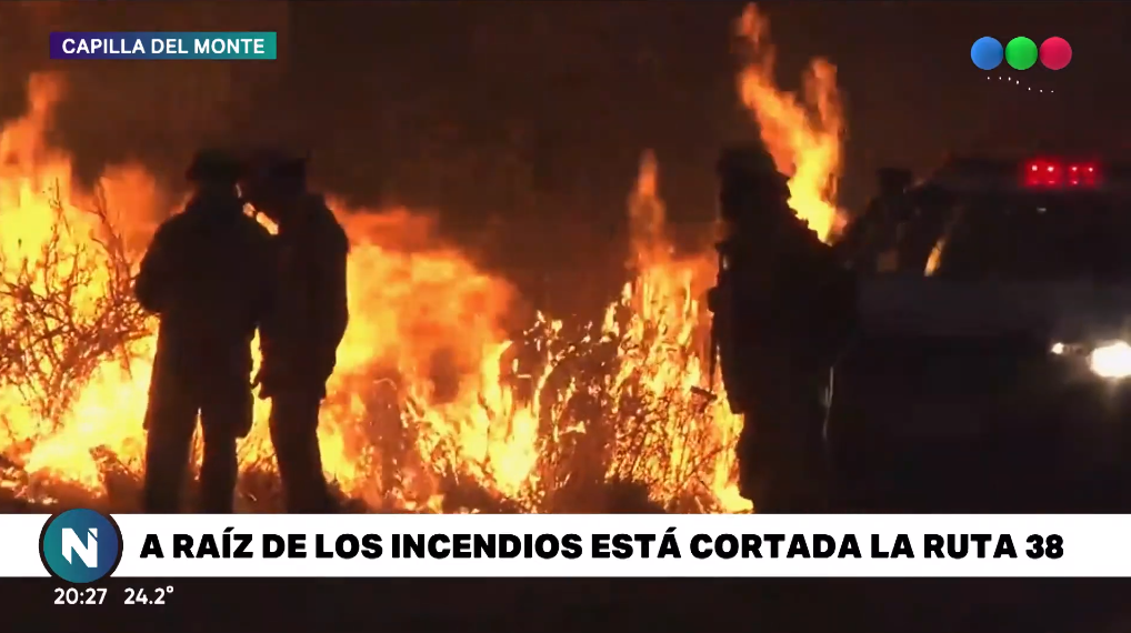 Un hombre fue detenido acusado de iniciar un incendio en Capilla del Monte | Córdoba