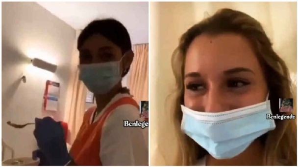 Video escalofriante: dos jóvenes enfermeras maltratan a una anciana en un geriátrico de Barcelona | Internacionales