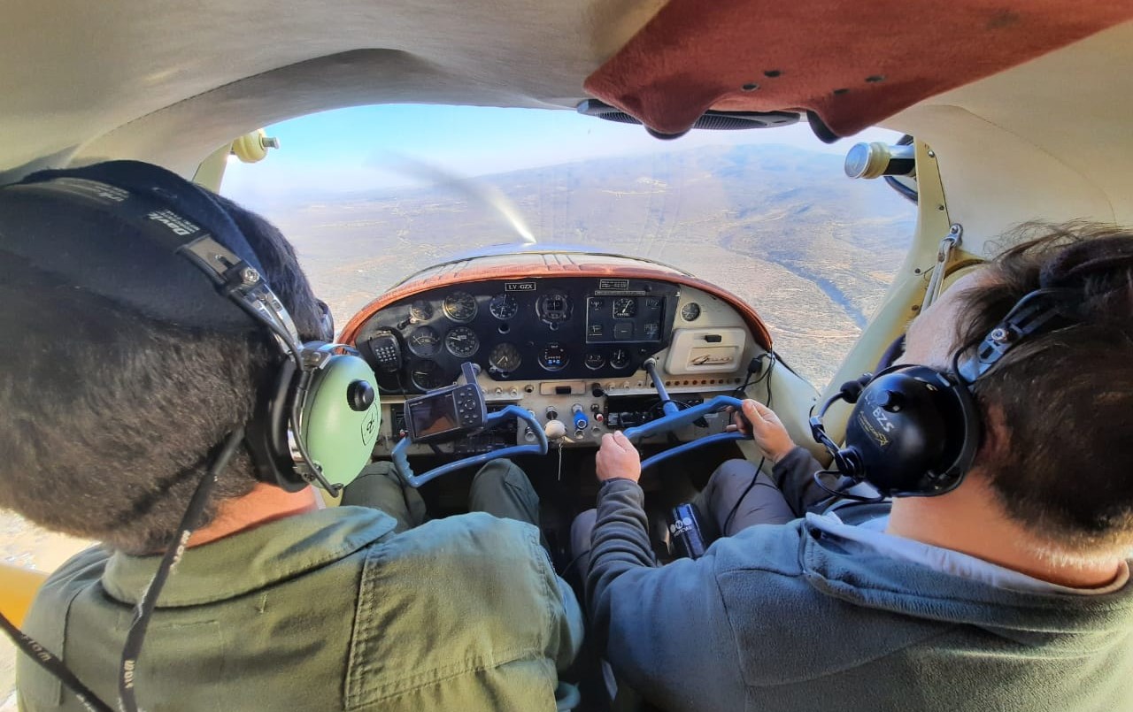 Incendios desde el aire: mirá las fotos del sobrevuelo de Telefe Noticias en las sierras | Córdoba