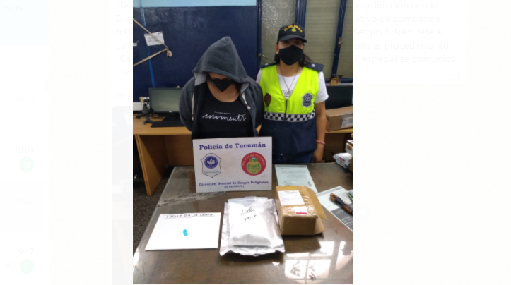 La detuvieron cuando retiraba del correo “polvo de almendras”, y detectaron que era cocaína | Actualidad