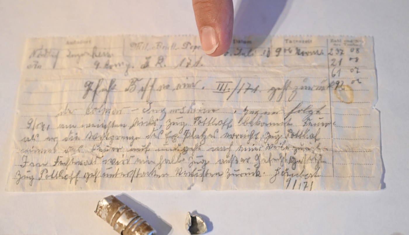 Mensaje militar alemán perdido por una paloma mensajera hace 110 años reaparece en Francia | Internacionales