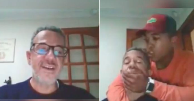 Video: asaltaron a un profesor mientras daba una clase online | Internacionales