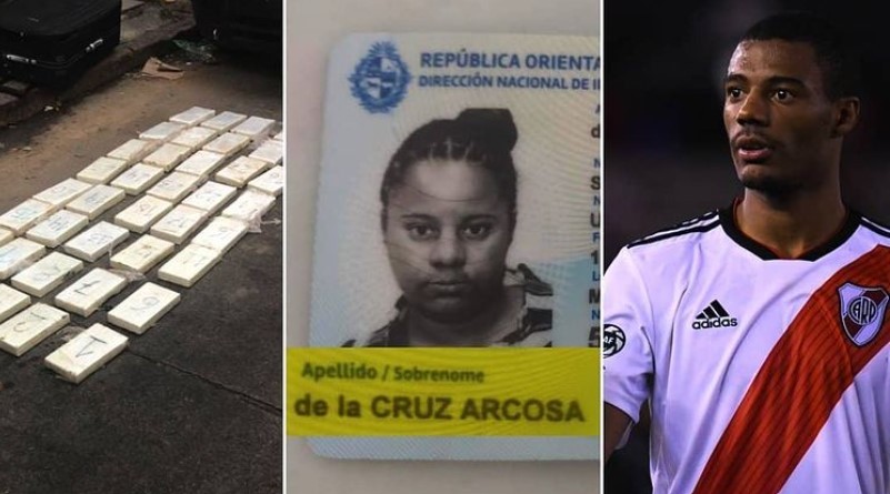 Detuvieron a la hermana del jugador de River De La Cruz con 40 kilos de cocaína | Deportes
