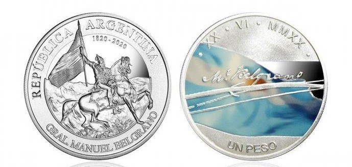 Emiten moneda conmemorativa por Manuel Belgrano | Actualidad