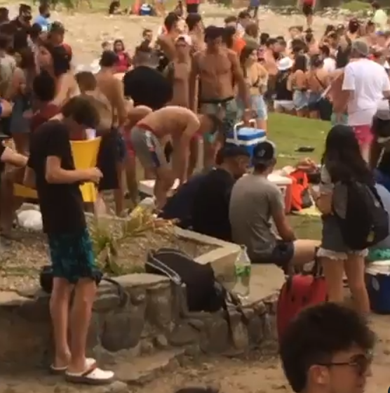 Vuelve a descontrolarse un balneario de Santa Rosa por segundo día consecutivo | Córdoba