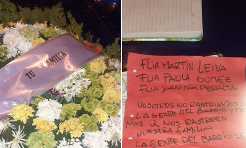 Mandaron corona fúnebre a su casa y una nota: “Ak no se roba más en el barrio” | Actualidad