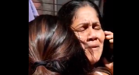 Video: el instante en que la víctima de la violación y su mamá se enteran de la detención | Actualidad