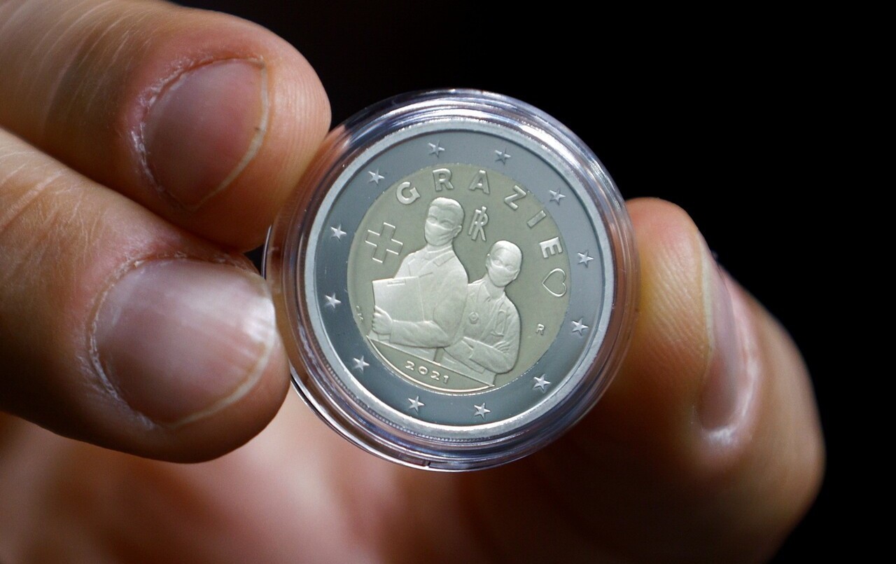 "Grazie": Italia le dedica moneda de 2 euros al personal médico del país | Internacionales