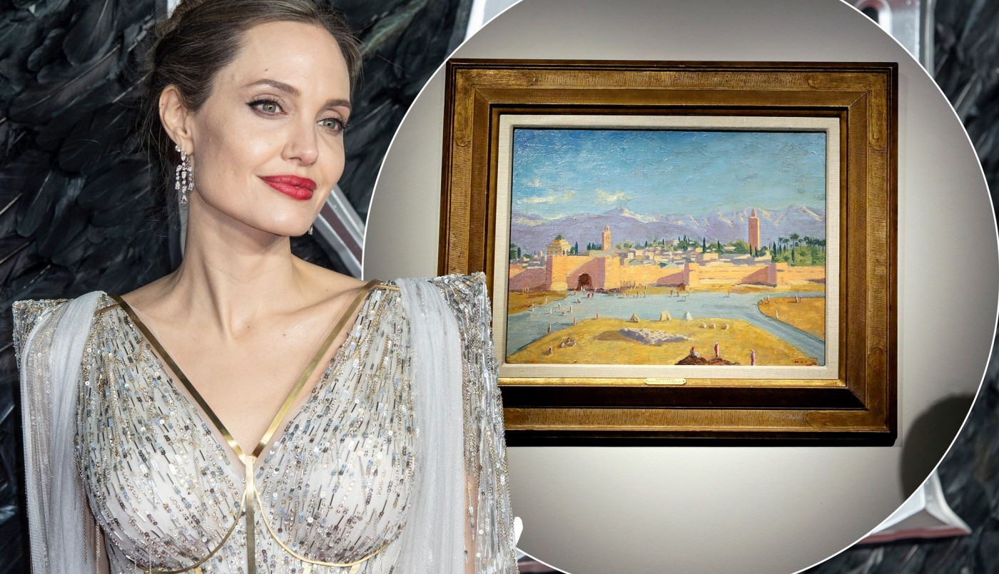 Un cuadro de Angelina Jolie pintado por Winston Churchill en 1943 será subastado en Londres | Internacionales