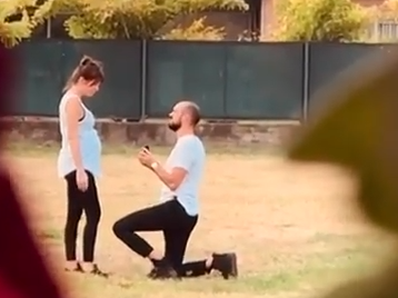 Día de los enamorados: Abel Pintos publicó el video de la propuesta de casamiento a su novia | Espectáculos