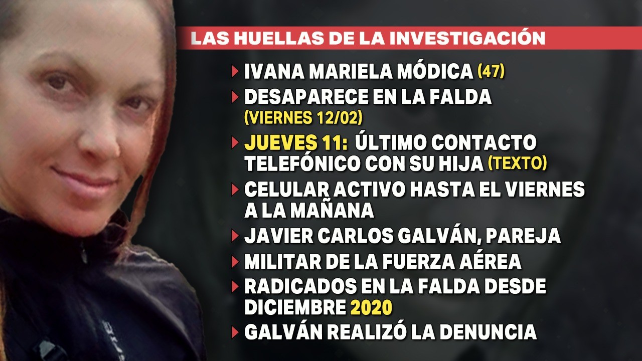 La Falda: Ivana Módica no aparece y sus familiares "esperan un milagro" | Córdoba