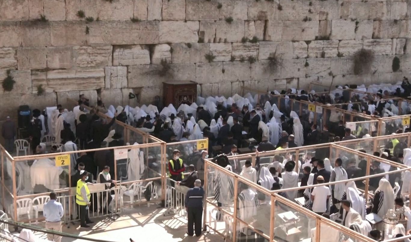 El  Muro de los Lamentos con medidas por el coronavirus | Internacionales