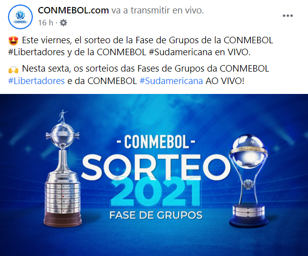 Seguí en vivo el sorteo de la Copa Libertadores y Sudamericana | Deportes