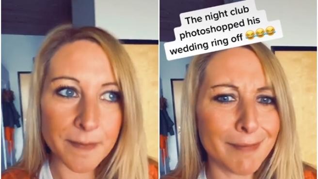 La excusa de un hombre a su pareja tras filtrarse su foto rodeado de mujeres: "Me sacaron el anillo con Photoshop" | Curiosidades