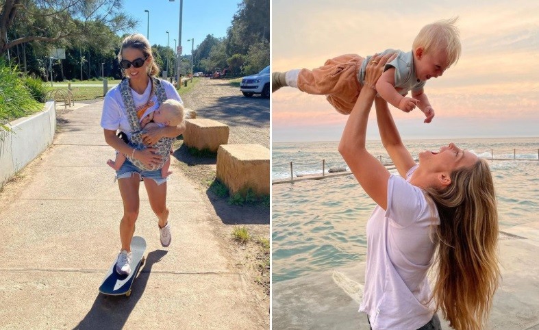 Polémica por la campeona de snowboard que amamanta haciendo al vertical | Internacionales