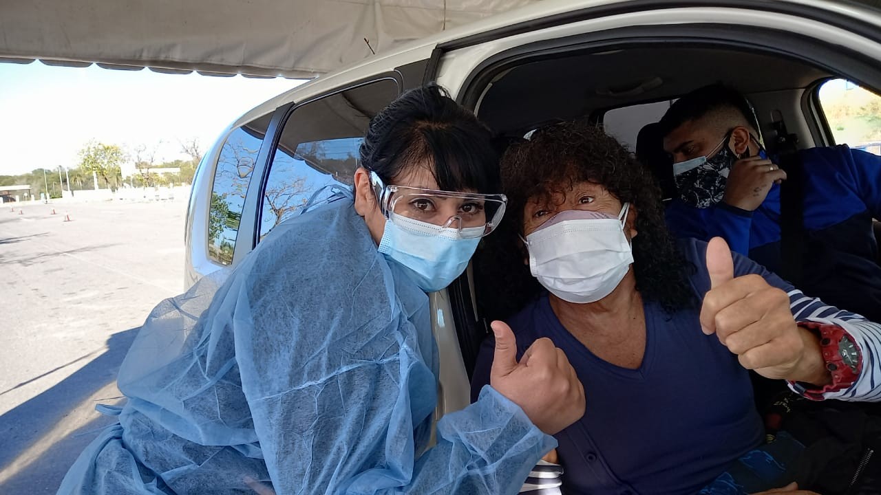 La Mona recibió la segunda dosis de la vacuna anticovid | Córdoba