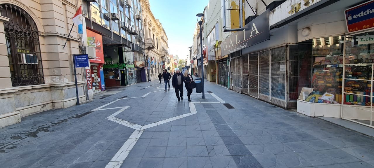 Primer día hábil de aislamiento: ¿Cómo está el centro? | Córdoba
