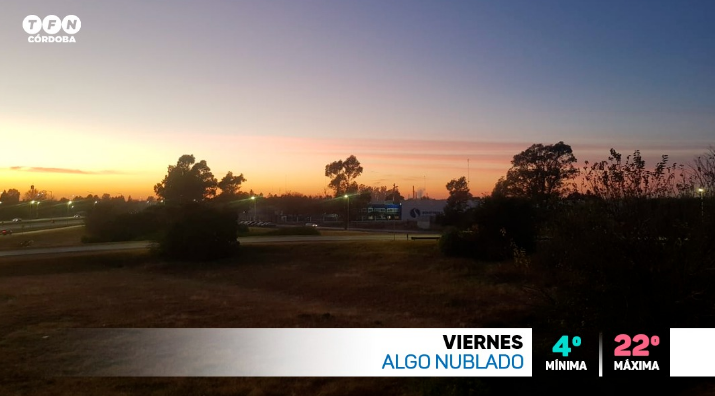 Anticipan buen tiempo, frío por la mañana, máxima de 22° | Córdoba