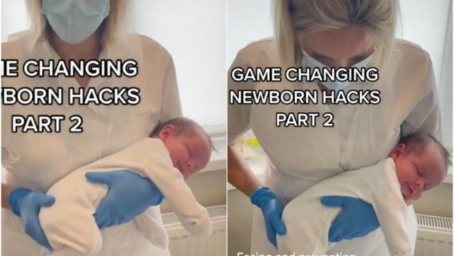 Video: el truco de una tiktoker para dormir a un bebé en pocos segundos | Curiosidades