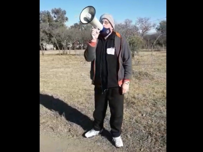 Malagueño: con un megáfono, la Municipalidad invita a vacunarse | Córdoba