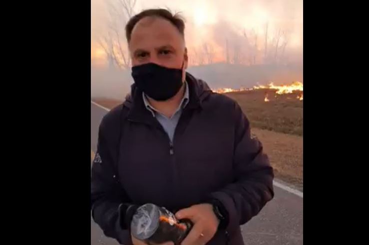 VIDEO: la crónica de Héctor Emanuele en el lugar de los incendios en Córdoba | Córdoba