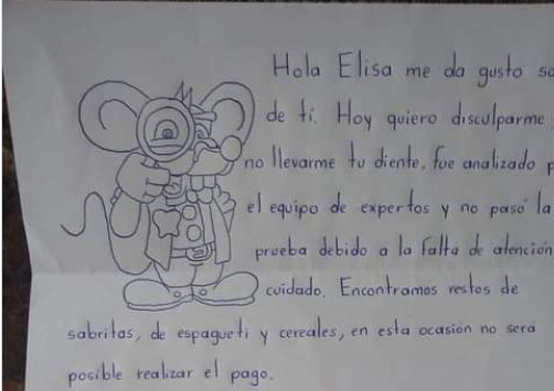 Ratón Pérez: la polémica carta que genera controversias en las redes | Redes