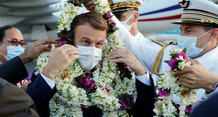 Macron visitó la Polinesia francesa | Internacionales