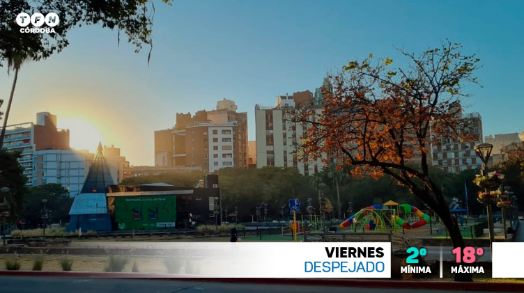 Tiempo frío y seco, ascenso de temperatura, máxima de 18° | Córdoba