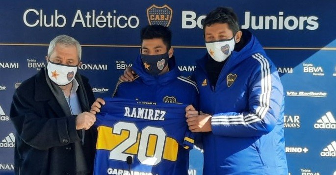 Presentaron a Juan Ramírez: "A cualquier jugador le gustaría estar Boca" | Deportes