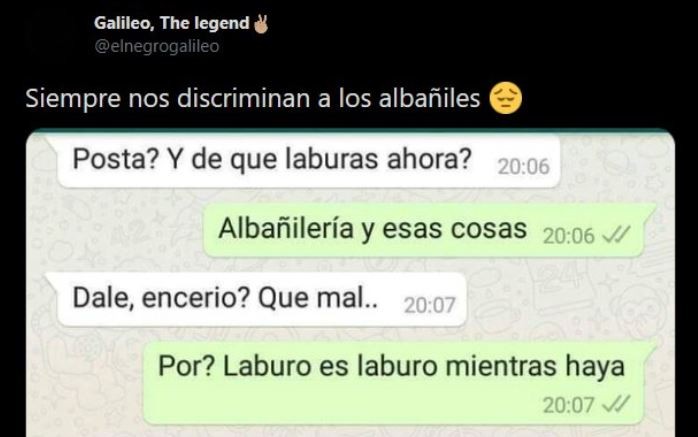 "Gordi" es tendencia en redes: "no es lo mismo decir que salgo con un encargado que con un albañil" | Redes