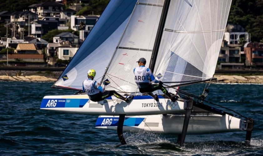 "Estamos tristes, pero con la frente alta", Lange-Carranza quedaron sin chance de medalla en vela | Deportes