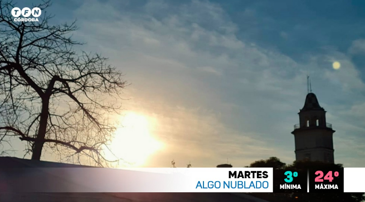 Frío y seco, ascenso de temperatura, máxima de 24° | Córdoba