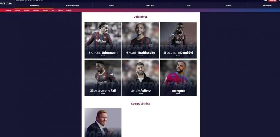 El Barcelona ya eliminó a Messi de su página web oficial | Deportes
