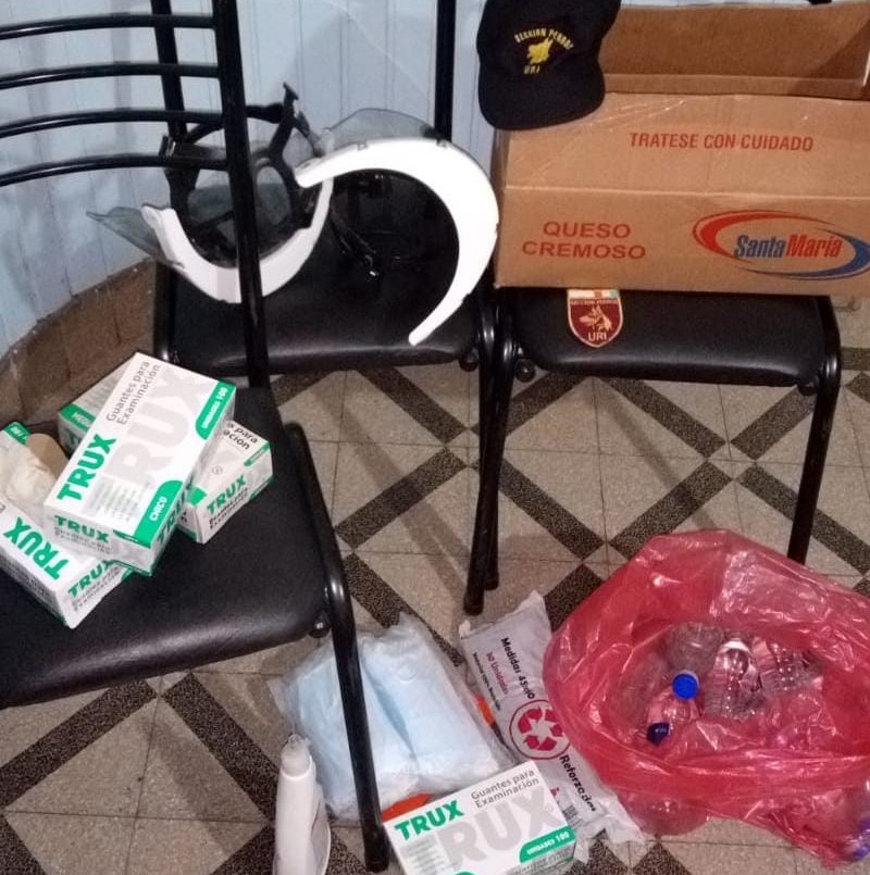 Quisieron robar elementos de una carpa de hisopados y fueron detenidos | Actualidad