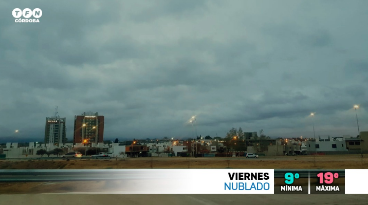 Jornada gris, seca, descenso de temperatura, máxima de 19° | Córdoba