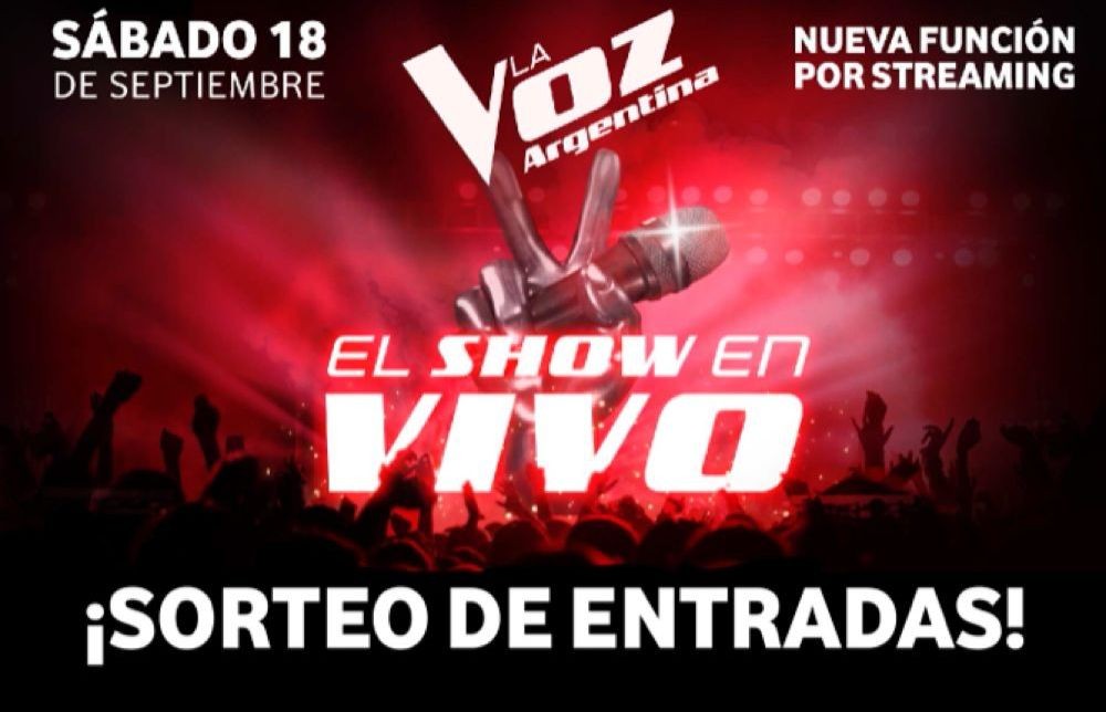 Ganá entradas para el show de #LaVozArgentina | Redes