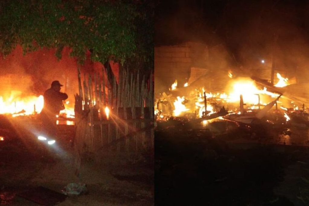 Espantaban abejas con fuego y quemaron una casa y dos autos | Actualidad