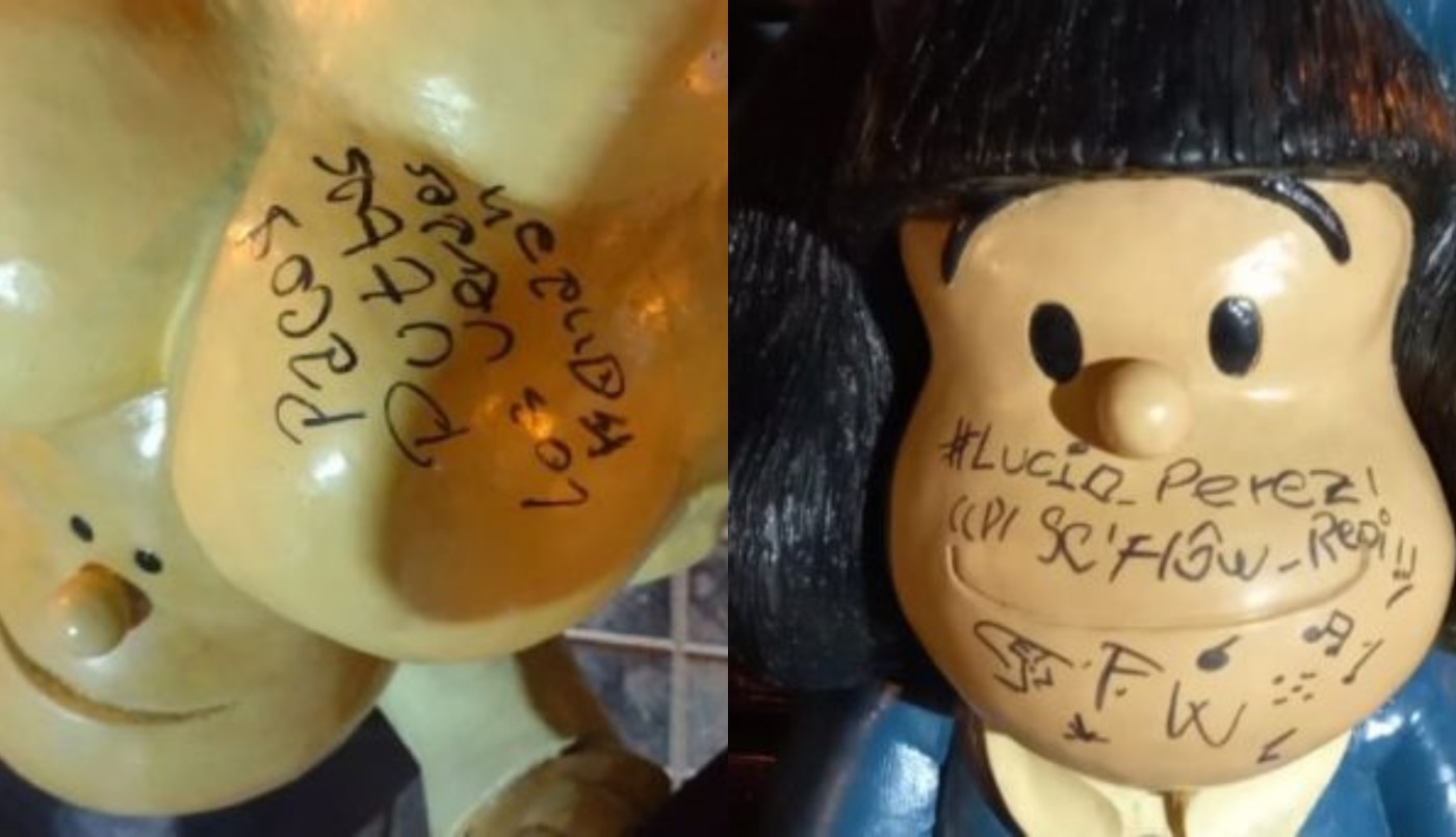 Deberá pagar $12.000 por vandalizar esculturas de Mafalda y Susanita | Actualidad