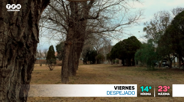 Frío por la mañana, despejado, máxima de 23° | Córdoba