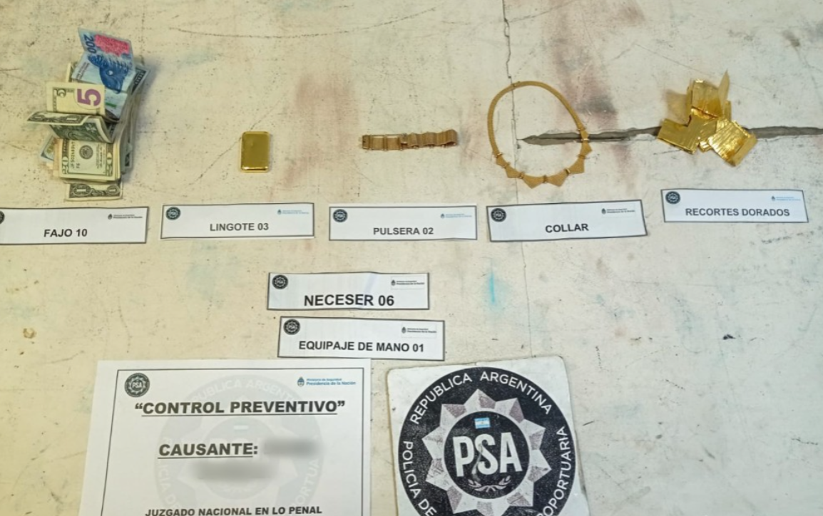Una azafata fue procesada por contrabando: intentó viajar a Miami con más de dos kilos de oro | Actualidad