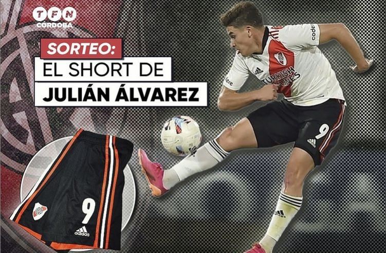 SORTEO: ganate el short del goleador de River Julián Álvarez | Redes