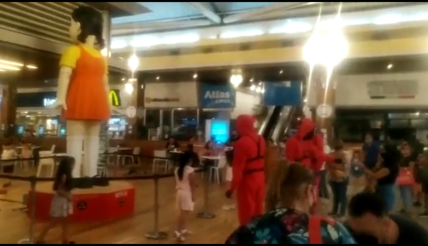 Denuncian que en un shopping de Avellaneda hicieron recrear a niños "El juego del Calamar" | Actualidad