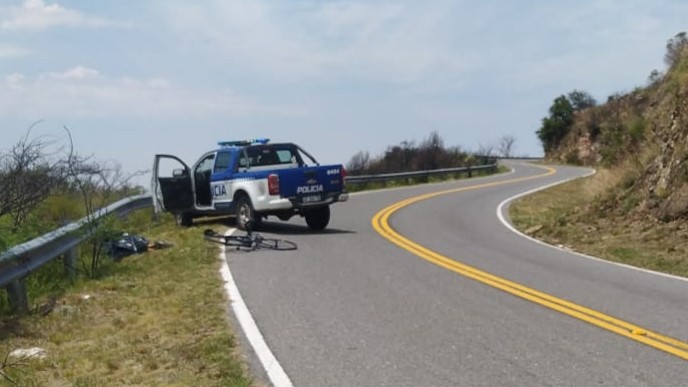 Murió un ciclista en la ruta de Falda del Carmen | Córdoba