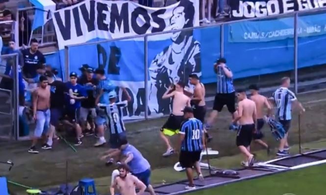 Hinchas de Gremio destrozaron el VAR tras los fallos que lo perjudicaron ante Palmeiras | Deportes