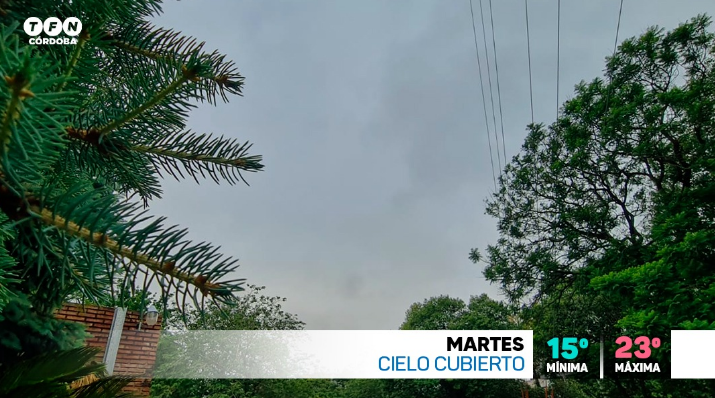 Nublado, inestable, máxima 15° | Córdoba